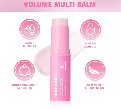 Medicube PDRN Pink Collagen Multi Balm – Korean Glass Skin Hydration & Anti-Aging Balm Stick