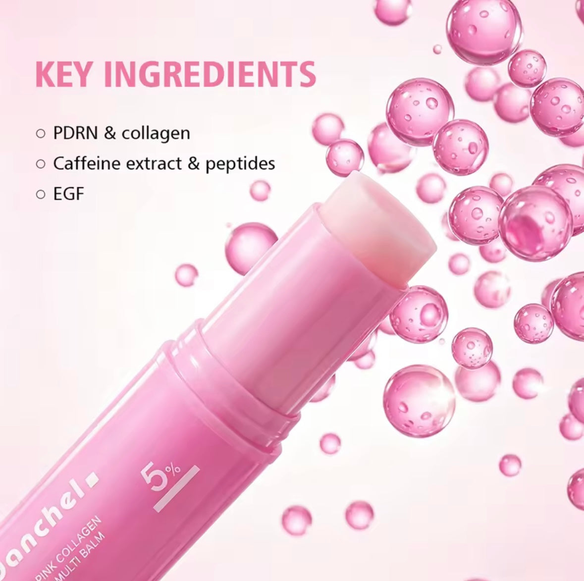 Medicube PDRN Pink Collagen Multi Balm – Korean Glass Skin Hydration & Anti-Aging Balm Stick